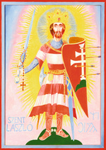 Az Árpád-ház szentjei képeslapsorozat (26 festményből álló sorozat)